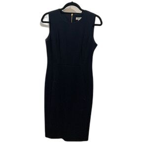 Calvin Klein Sleeveless Dress Navy Blue Size 6